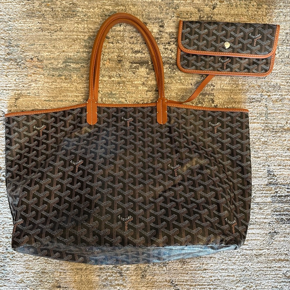 Goyardine Saint Louis PM Black Gold